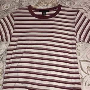 Short sleeve striped tee
